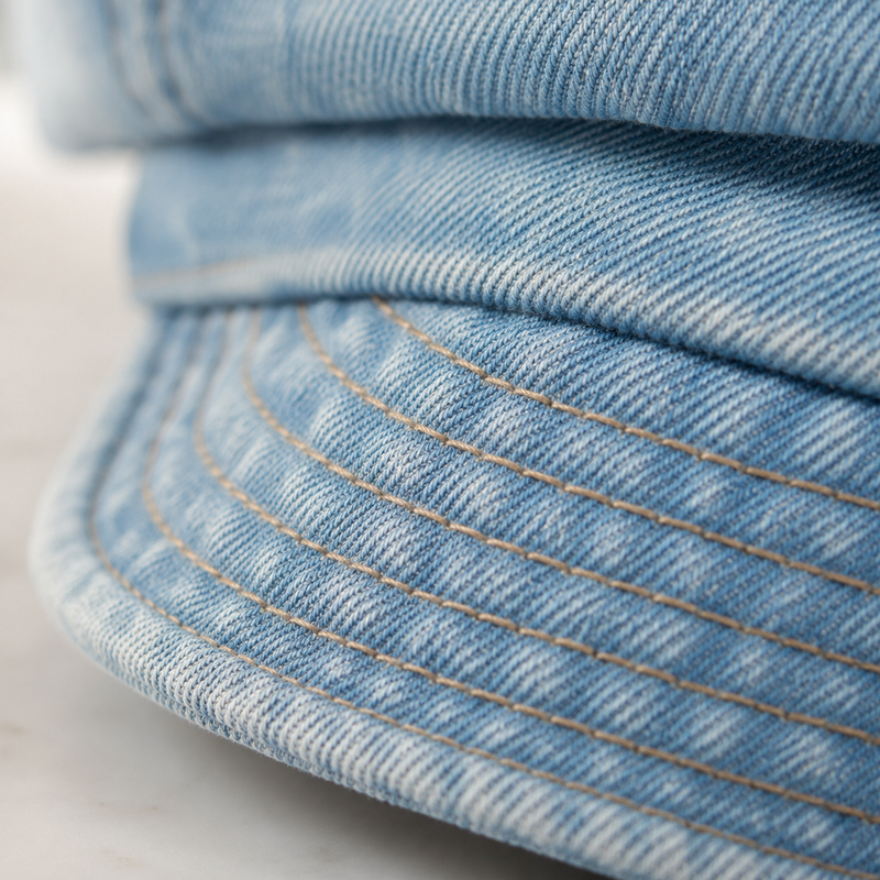 Sterling Cloud Newsboy Cap™ - Washed Denim