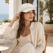 Sterling Aster Cotton Blend Octagonal Beret™