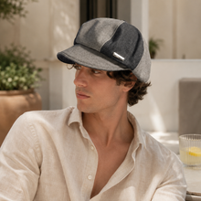 Sterling Aomori Octagonal Denim Newsboy Cap™