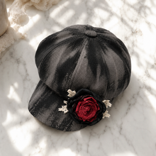 Sterling Japanese Tie Dye Rose Octagonal Beret™