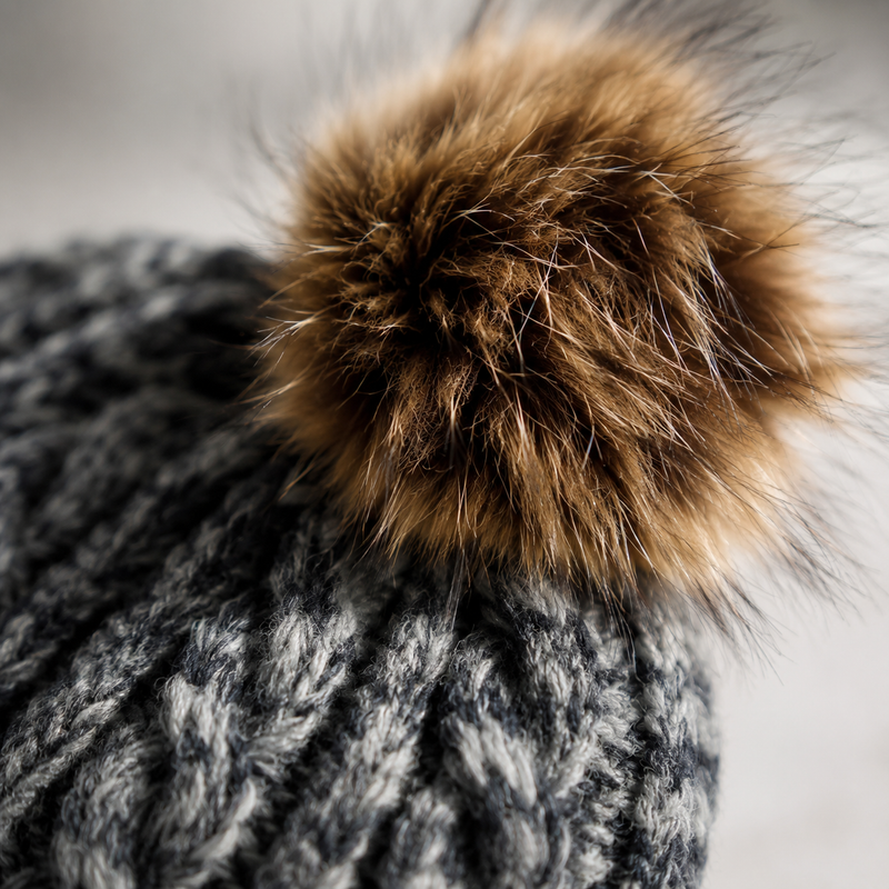 Sterling™ Nivali Kids Winter Knit Set With Twin Pom Hat