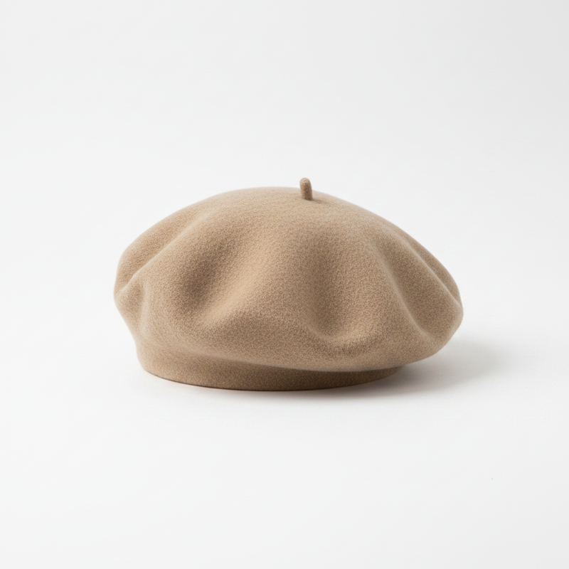 Sterling Aveline Winter Beret Wool Painter Cap™ With Flat Crown