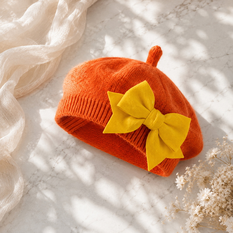 Sterling Roselle Toddler Beret™ with Bow Accent