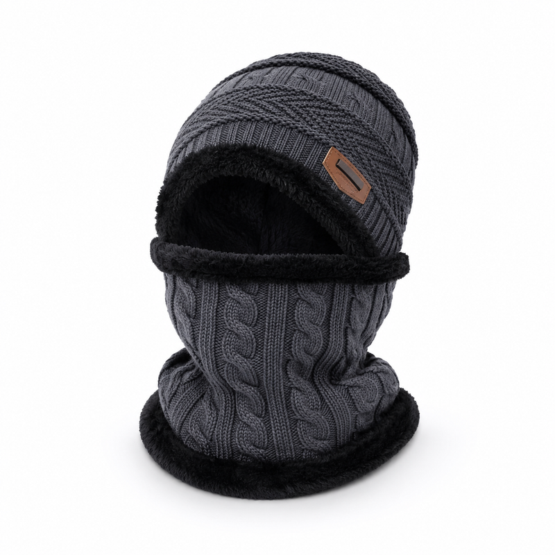 Sterling Nivali Kids Winter Beanie™ And Scarf Set Fleece Lined Knit