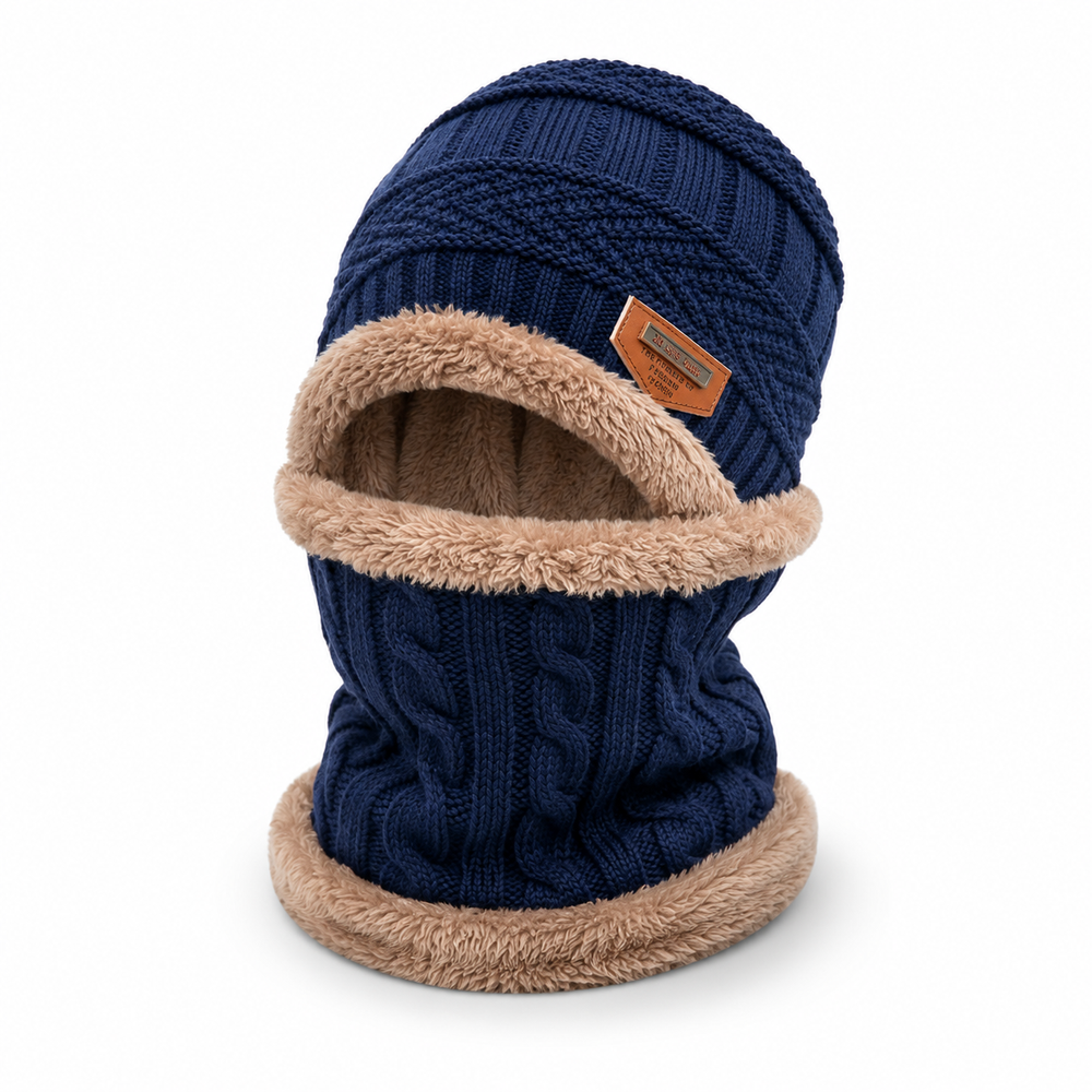 Sterling Nivali Kids Winter Beanie™ And Scarf Set Fleece Lined Knit