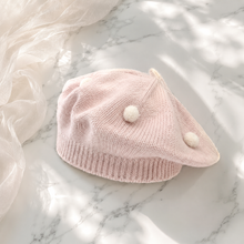 Sterling Amelie Baby Knit Beret™ with Plush Pom