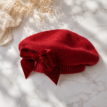 Sterling Elodie Kids Knit Beret™ with Bow Detail