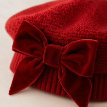 Sterling Elodie Kids Knit Beret™ with Bow Detail