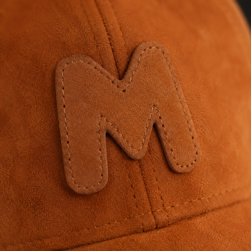 Sterling Milo Kids Suede Baseball Cap™ with Letter Detail