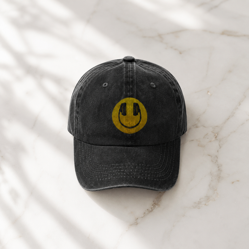 Sterling Washed Baseball Cap™ with Music Graphic