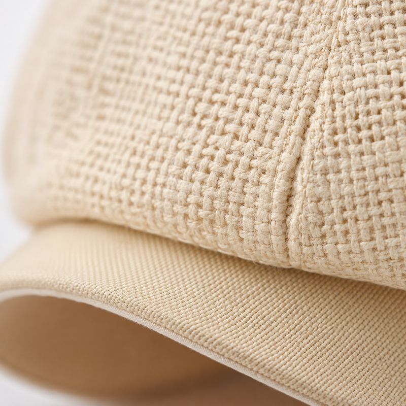 Sterling Linen Crown Cap Raised Linen Blend Adjustable Back