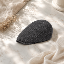 Sterling Tweed Flat Cap™ Herringbone Wool Blend Crown