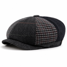 Sterling Wool Patchwork Cap Paneled Wool Crown