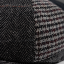Sterling Wool Patchwork Cap Paneled Wool Crown