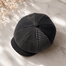 Sterling Wool Patchwork Cap Paneled Wool Crown