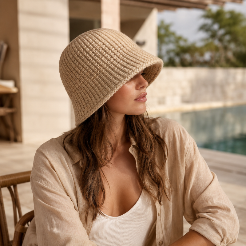 Sterling Elowen Knit Bucket Hat™ with Ear Coverage