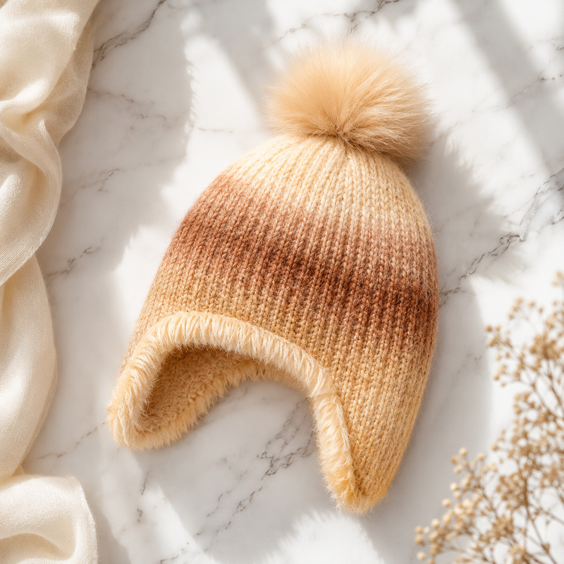 Sterling Aurelia Gradient Knit Beanie™ with Fleece Lining