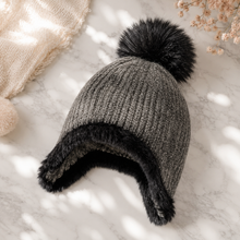 Sterling Marlow Gradient Knit Toddler Bonnet with Pom Pom™