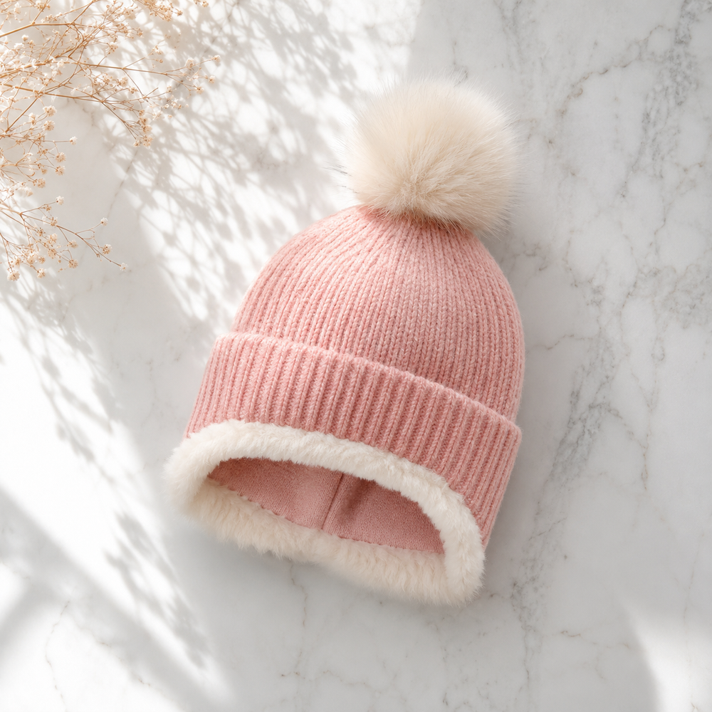 Sterling Kids Colorful Knit Beanie™ with Fleece Ear Flaps