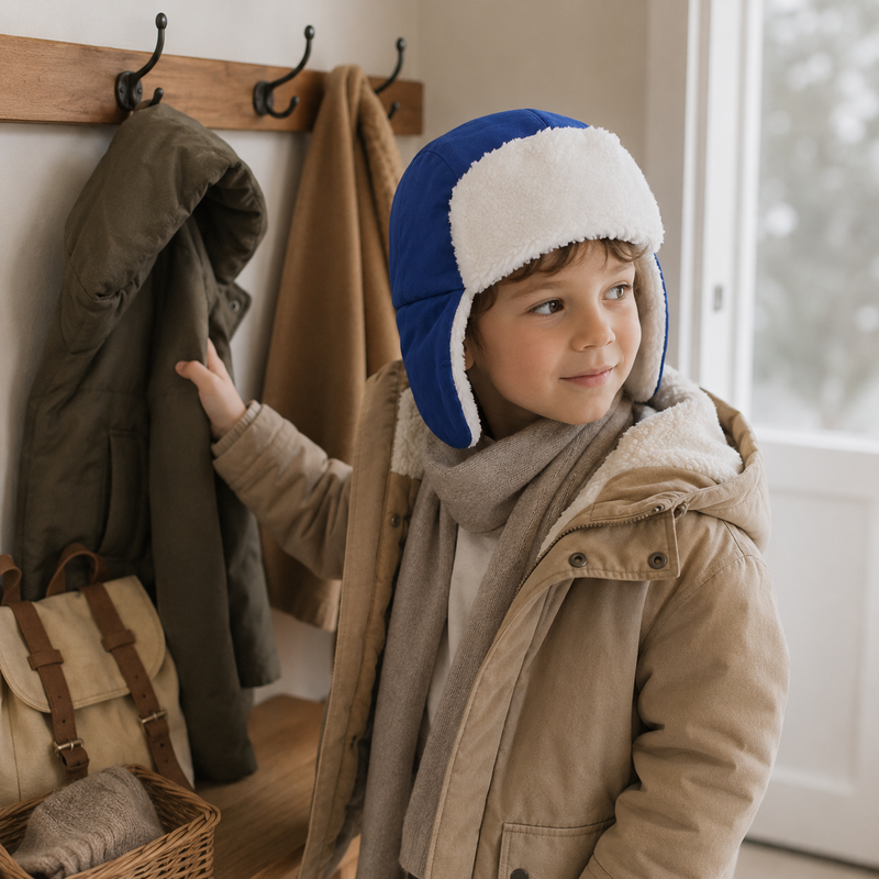 Sterling Alder Kids Winter Bomber Hat™ with Soft Earflaps