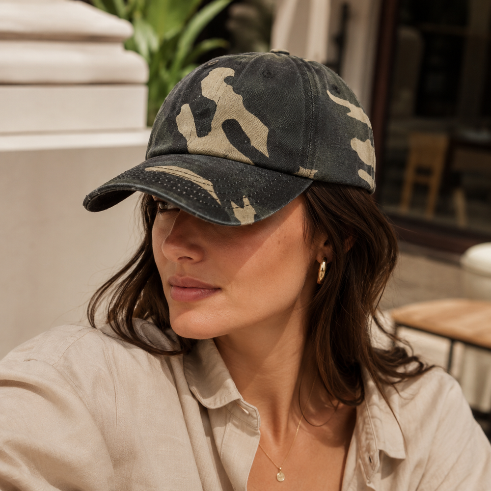 Sterling Alder Washed Cotton Baseball Cap™ in Camo
