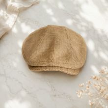 Sterling Soren Newsboy Cap™ Linen Weave Forward Silhouette
