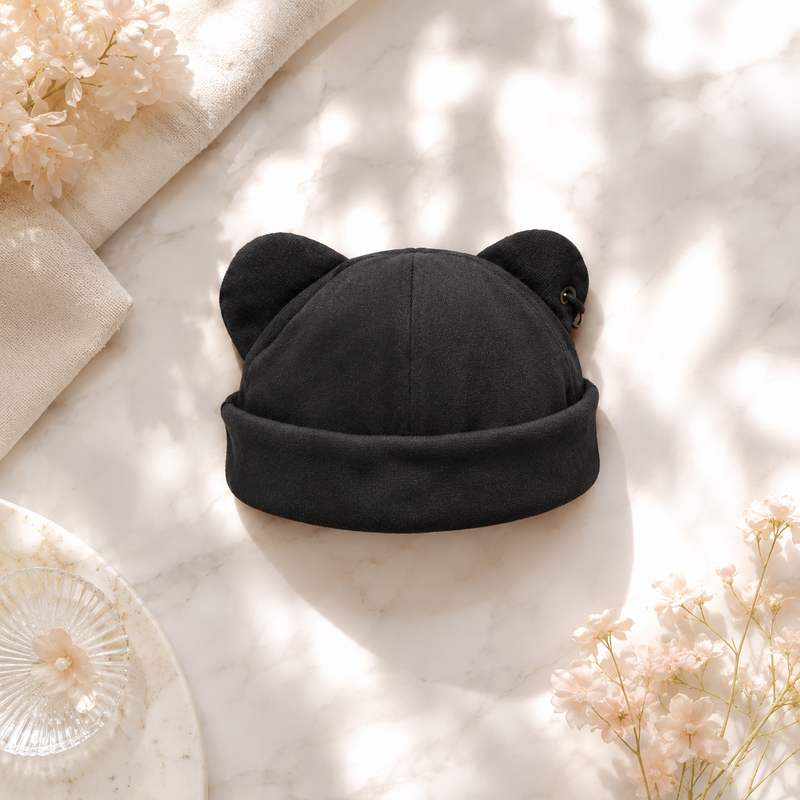 Sterling Meline Cat Ear Brimless Cotton Cap™ With Adjustable Fit