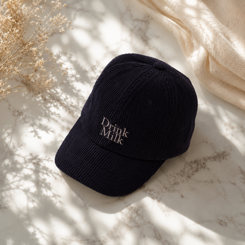 Sterling Rowan Kids Corduroy Cap™ Soft Brim Letter Embroidery