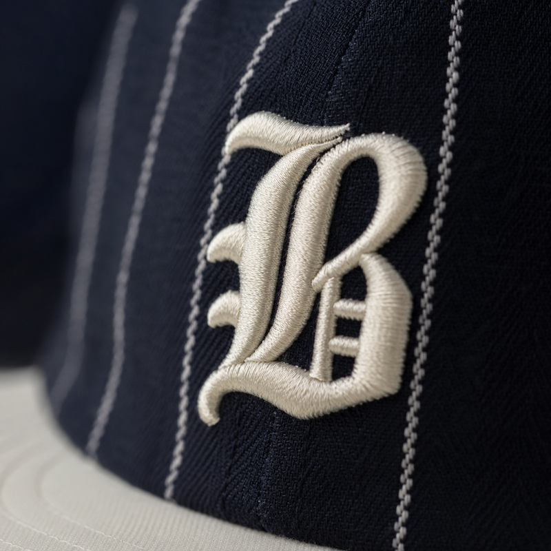 Sterling™ Heritage Stripe Baseball Cap Yarn Dyed Two Tone Panels