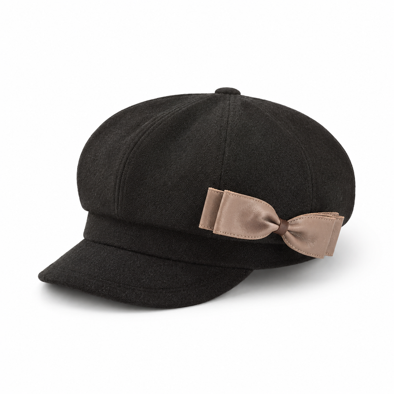 Sterling™ Aurette Wool Blend Beret With Soft Bow Detail