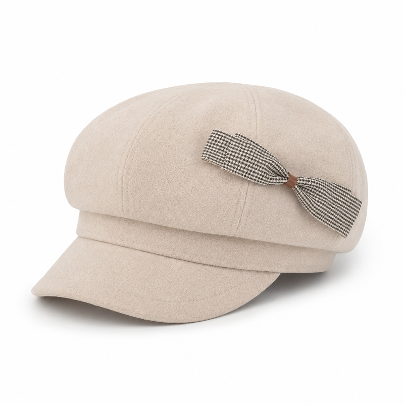 Sterling™ Aurette Wool Blend Beret With Soft Bow Detail
