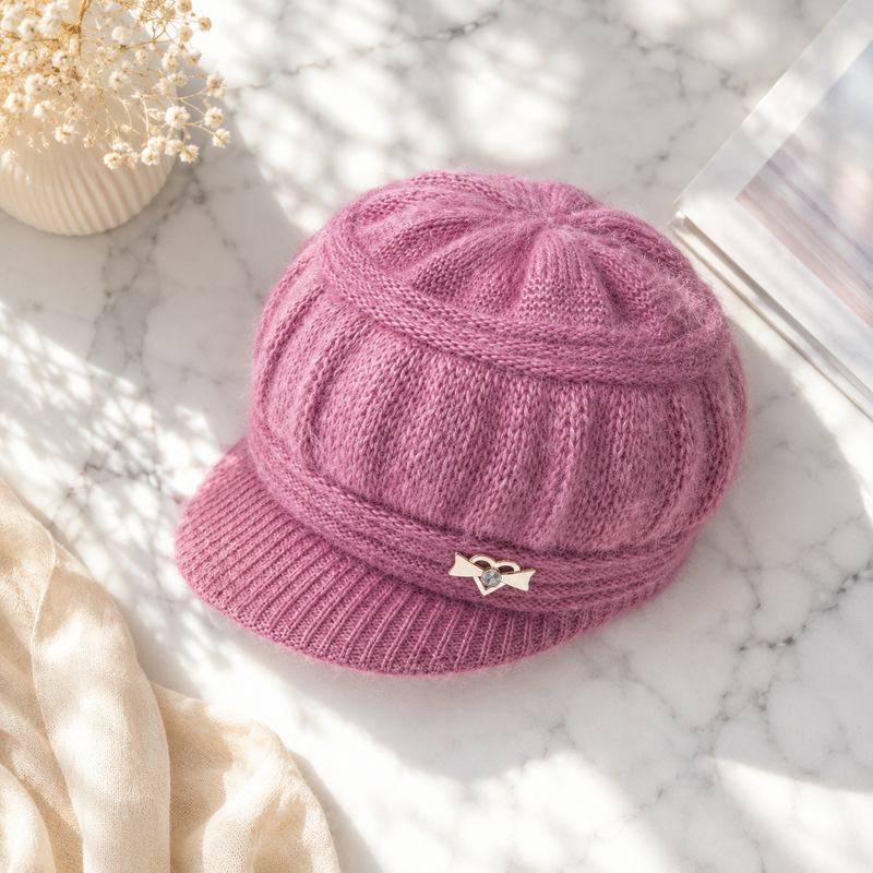 Sterling™ Maren Knitted Wool Winter Hat With Soft Ear Coverage