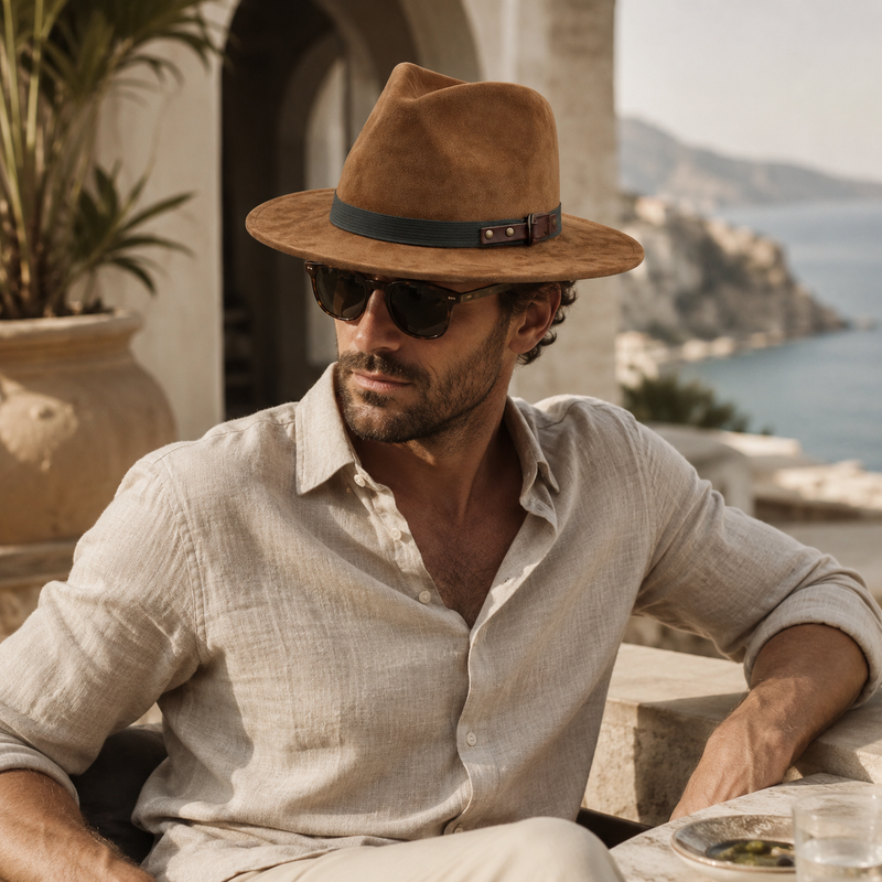 Sterling Clint Eastwood Western Hat™ Wide Brim Suede Leather Band