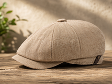 Sterling Linen Style™ Cheesecutter Flat Acrylic Short Brim Cap