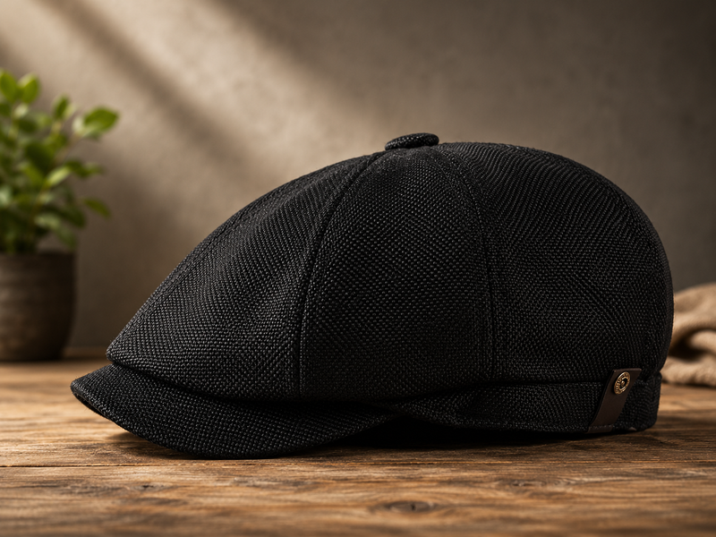 Sterling Linen Style™ Cheesecutter Flat Acrylic Short Brim Cap