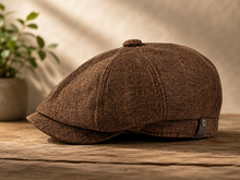 Sterling Linen Style™ Cheesecutter Flat Acrylic Short Brim Cap