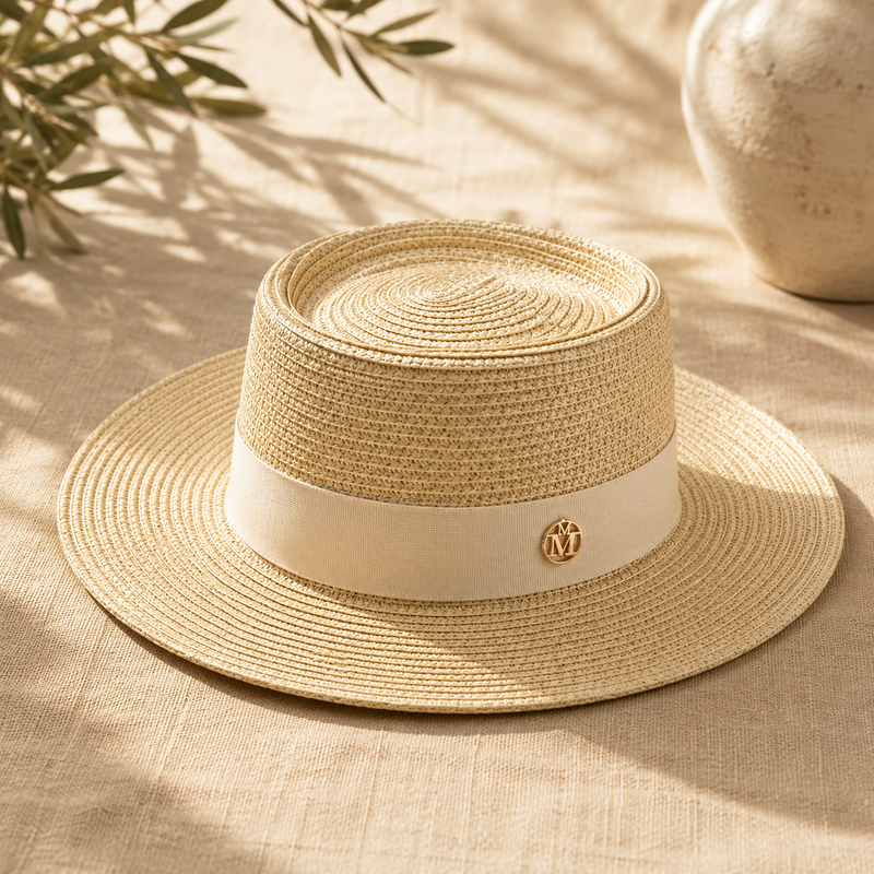 Sterling™ Masters Summer Straw Pork Pie Hat Short Brim