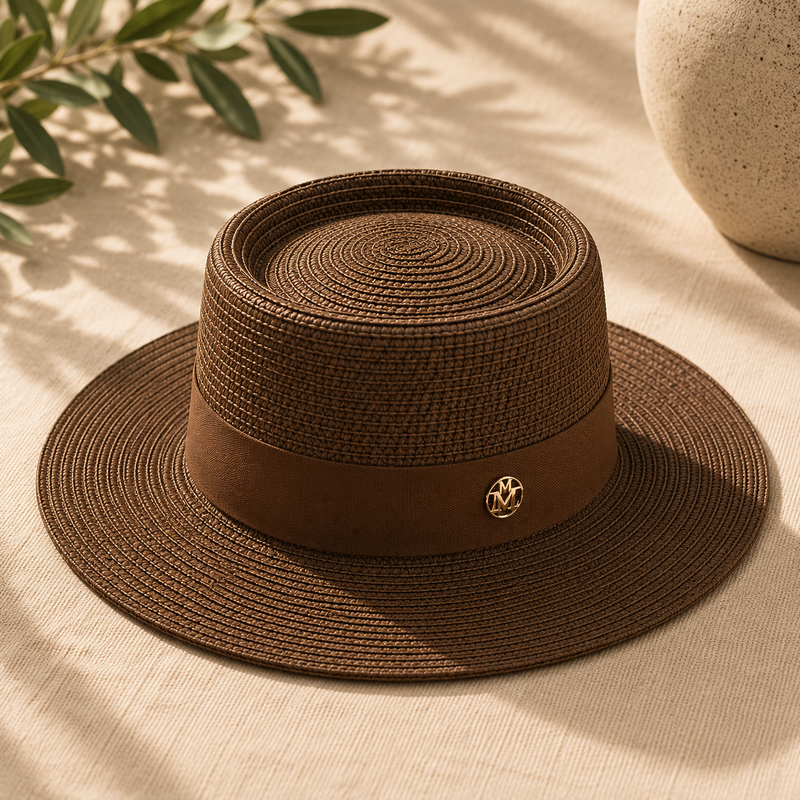Sterling™ Masters Summer Straw Pork Pie Hat Short Brim