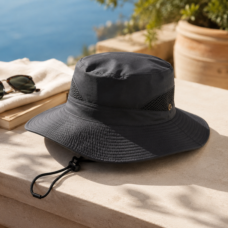 Sterling™ NZ Outdoors Wide Brim Fabric Sun Hat Airflow Crown