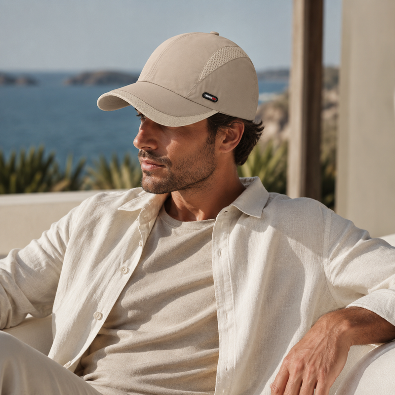 Sterling Quick-Dry Baseball Cap™ Curved Fabric Adjustable Fit