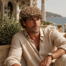 Sterling Corduroy Print Newsboy Cap™ Flat Peaked Corduroy Visor