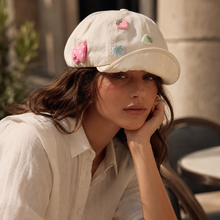 Sterling Bow Strawberry Newsboy Cap™ Fabric Beret Bow Accent