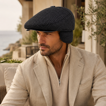 Sterling Classic Ear Flap Flat Cap™ Wool Blend Warm Coverage