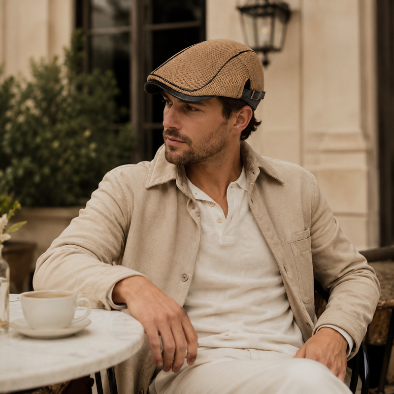 Sterling Autumn Winter Warm™ Knitting Newsboy Cap Side Buckle