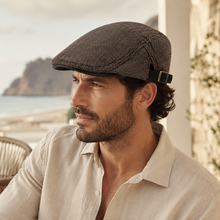 Sterling Herringbone Vintage™ Newsboy Fabric Adjustable