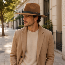 Sterling Spencer Suede™ Fedora Hat Classic Crown Suede Cord Fit