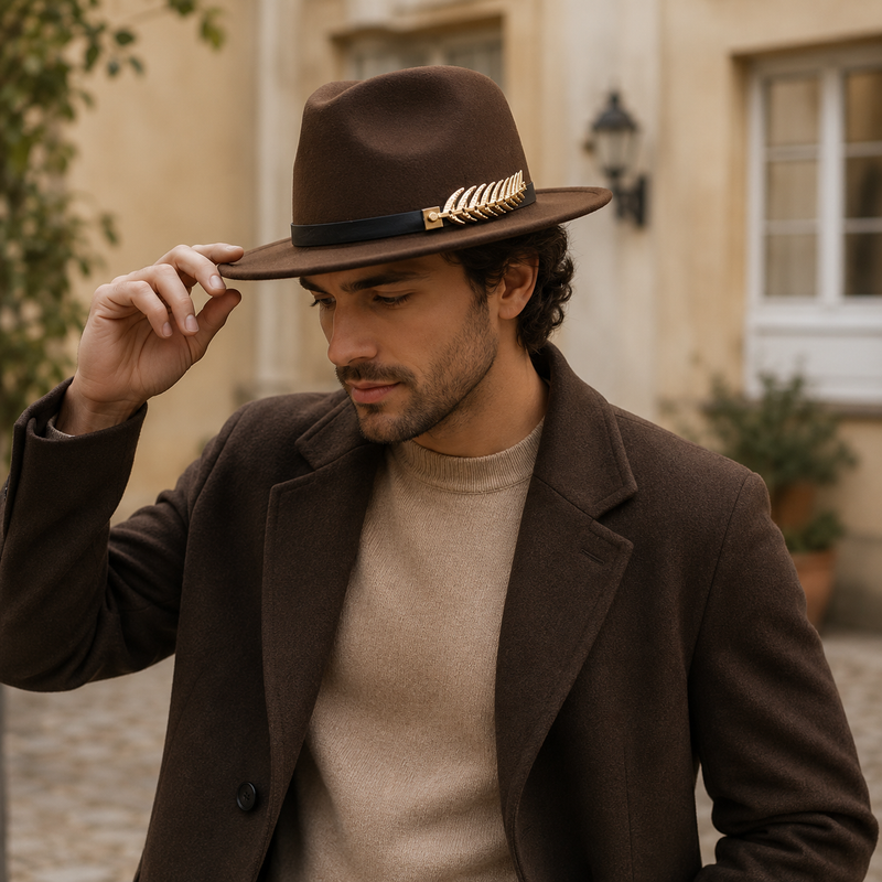 Sterling Fedora Hat Jazz™ Classic Wool Ribbon Band