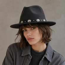 Sterling Retro Top™ Hat With Metal Belt Jazz Hat Fedoras Hat