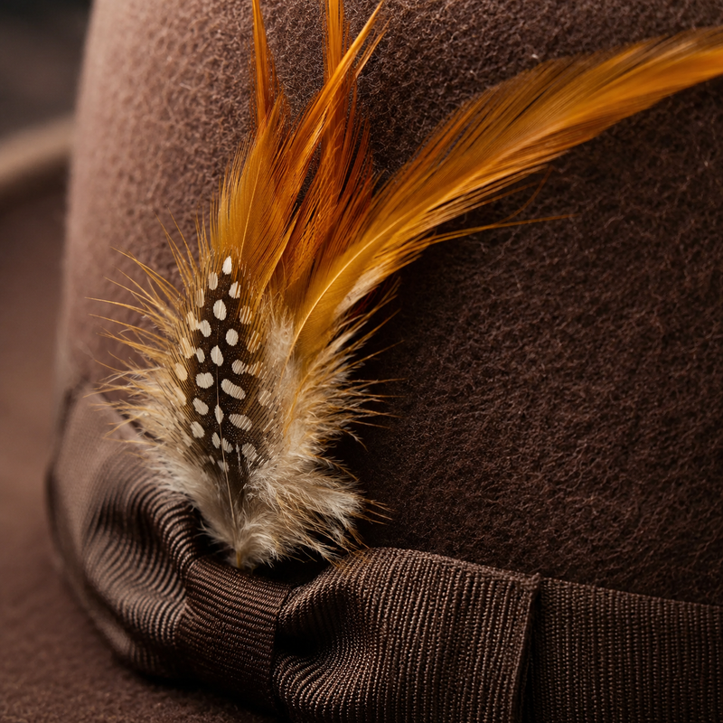 Sterling Linegard Retro™ Feathers Bowler Cotton Pheasant Feather