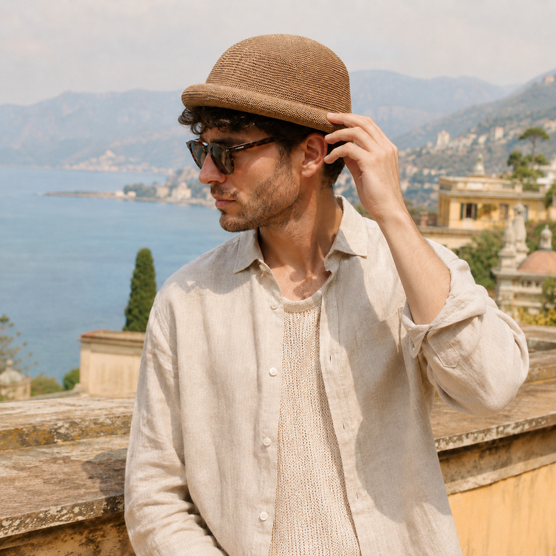 Sterling Florence Bowler™ Hat Cotton Rolled Brim